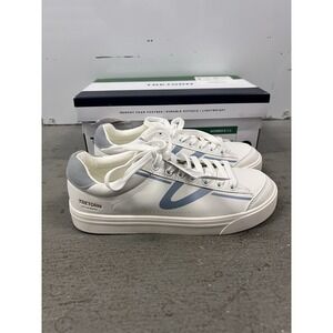 Tretorn Ladies' Hopper Sneakers Lace-Up Shoes‎ White/Blue Size 7.5